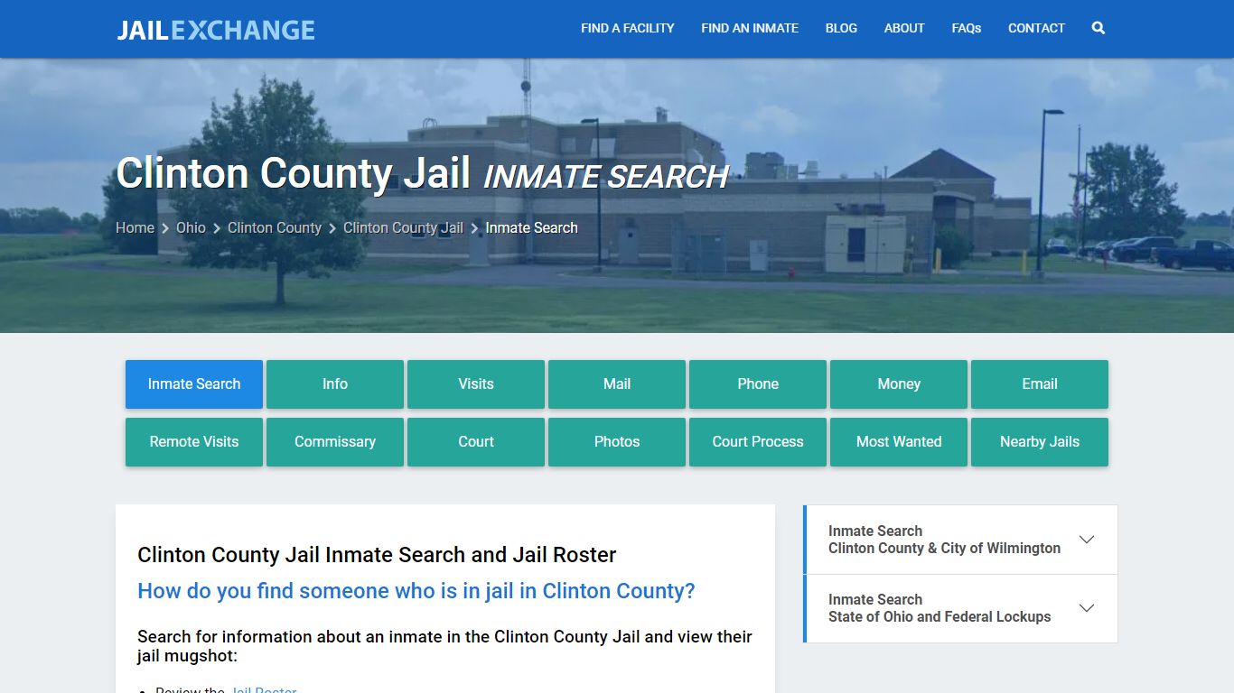 Inmate Search: Roster & Mugshots - Clinton County Jail, OH